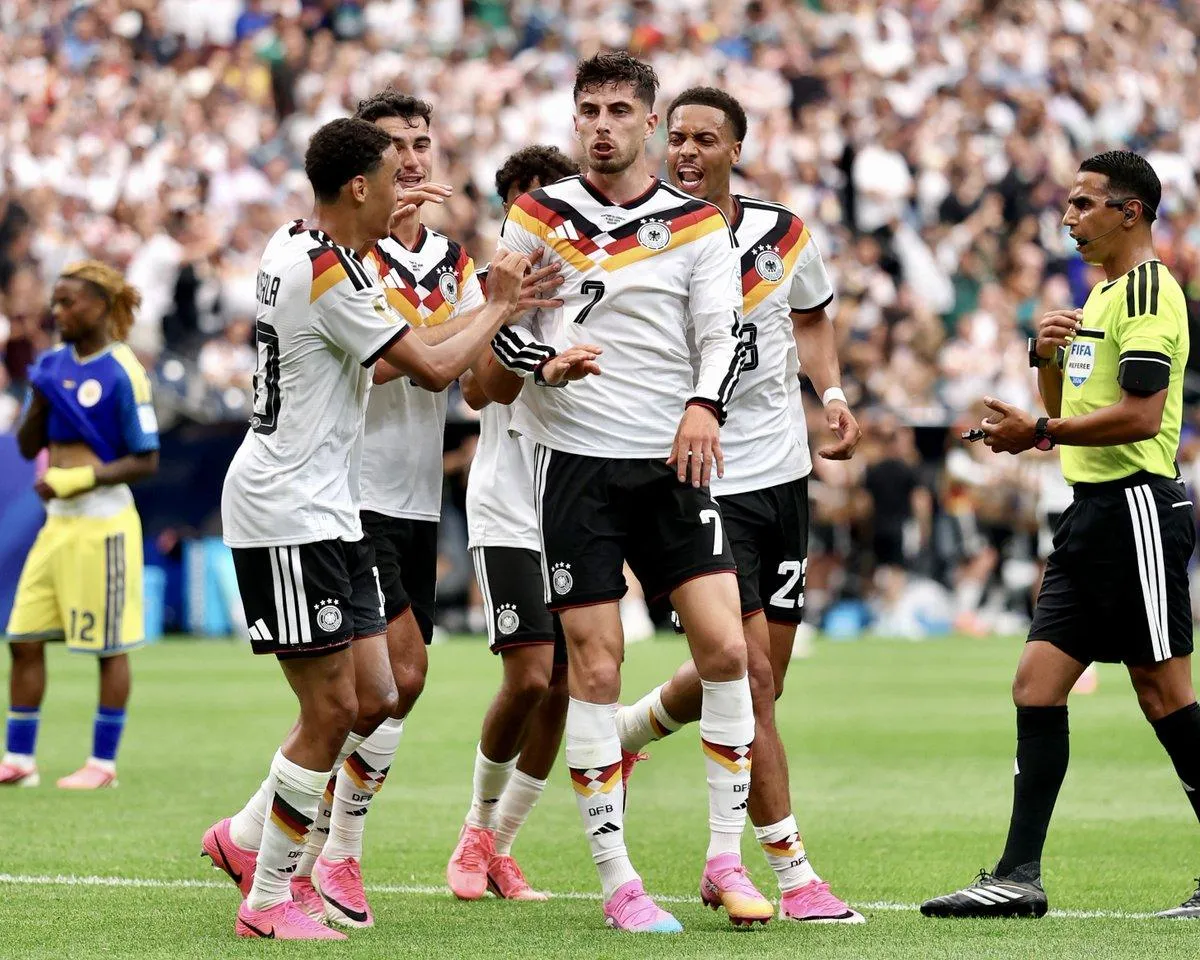 Alemania 7 -1 debut Curazao