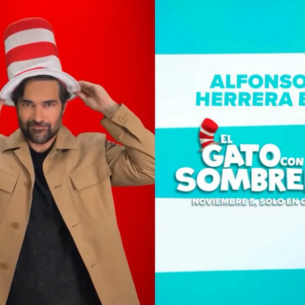 Alfonso Herrera dará voz al “Gato con Sombrero” en nueva película animada