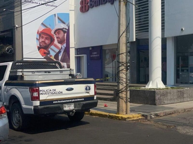 asalto cuentahabiente Morelia 260 mil pesos