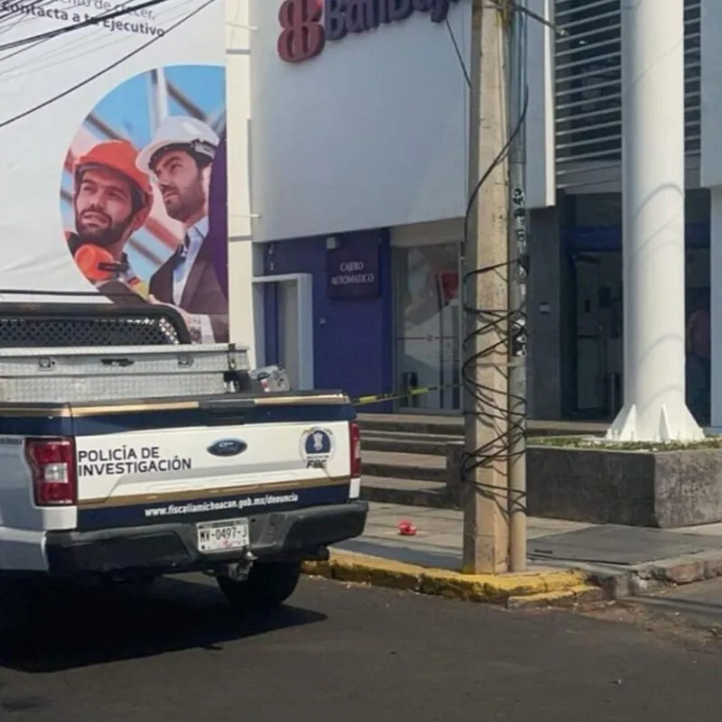 Otro asalto a cuentahabiente en Morelia; despojan de más de 260 mil pesos a un joven