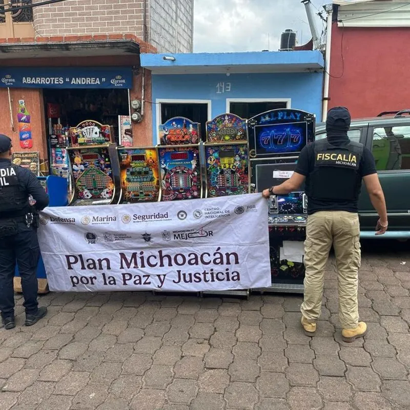 Asegura FGE 83 máquinas tragamonedas en Madero; generaban ganancias ilícitas superiores al medio millón de pesos mensuales