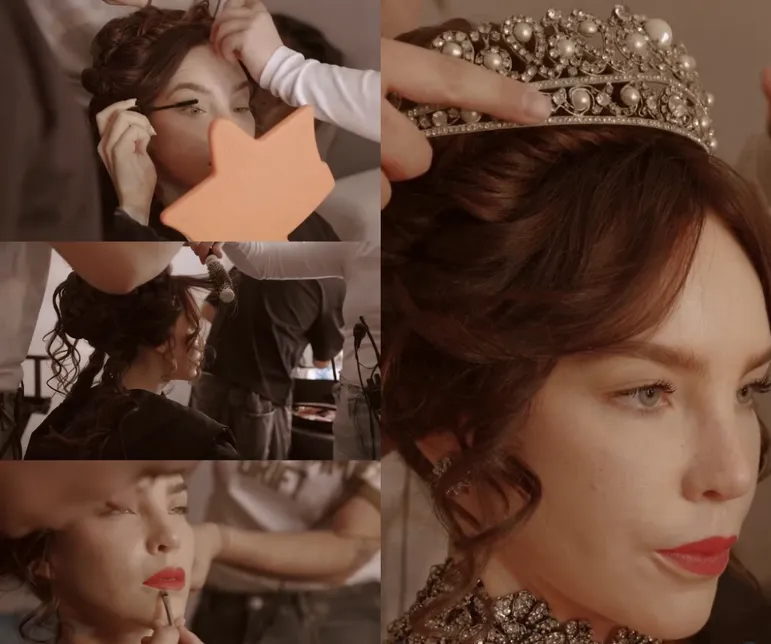 Belinda conquista las redes con su transformación como la emperatriz Carlota; así luce la cantante y actriz-3