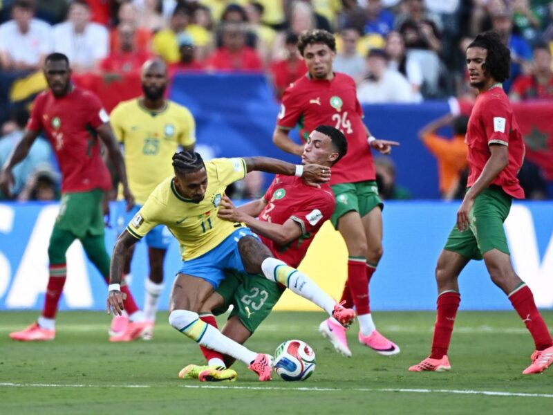 Brasil y Marruecos en vibrante partido no se hacen daño: 1-1 en New Jersey