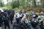 Aseguran dos camionetas, armas y municiones en Nahuatzen, tras emboscada a elementos de la Guardia Civil