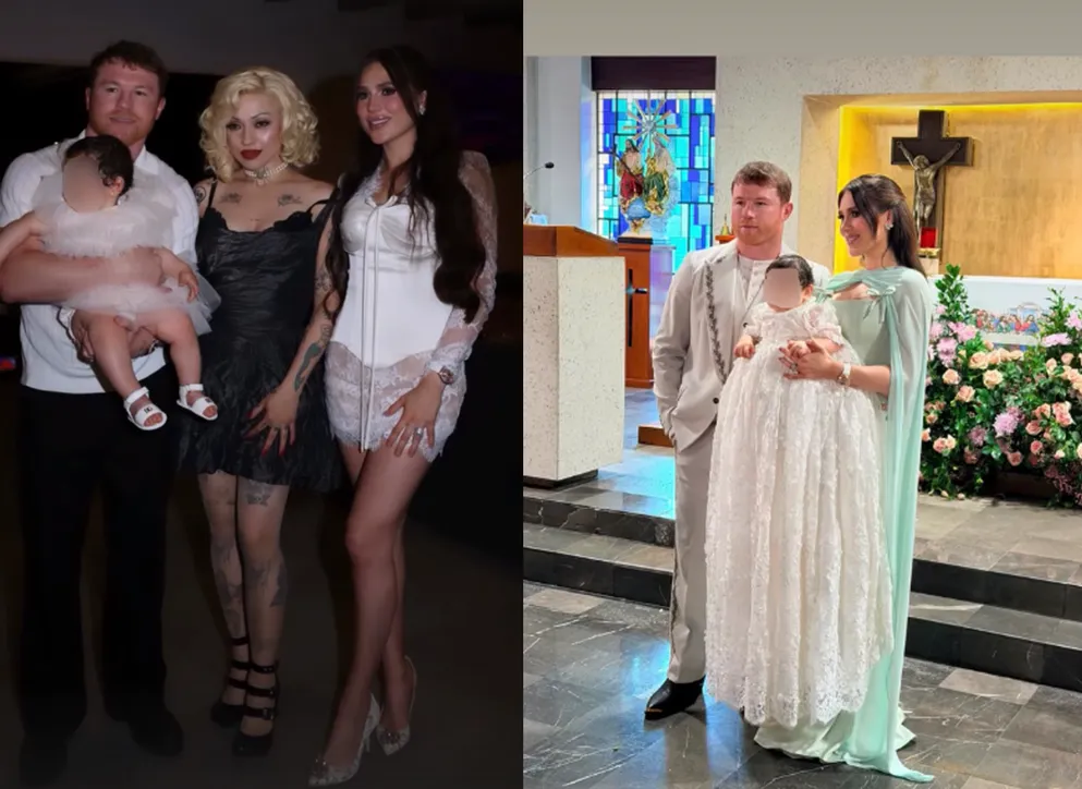 Canelo Álvarez y Fernanda Gómez bautizan a su hija con fiesta de lujo