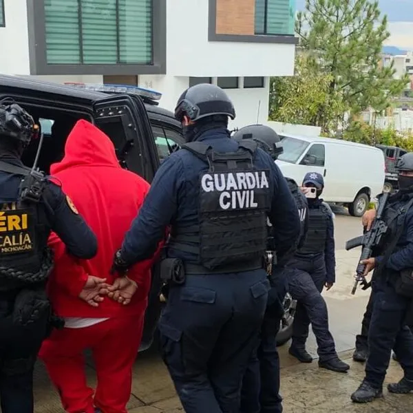 Capturan a Ernesto Rafael “N”, alias “Sierra 1”, presunto líder delincuencial de la zona Oriente de Morelia