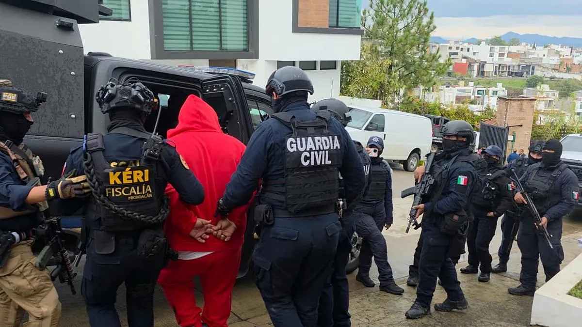 Capturan a Ernesto Rafael "N", presunto generador de violencia en la zona Oriente de Morelia