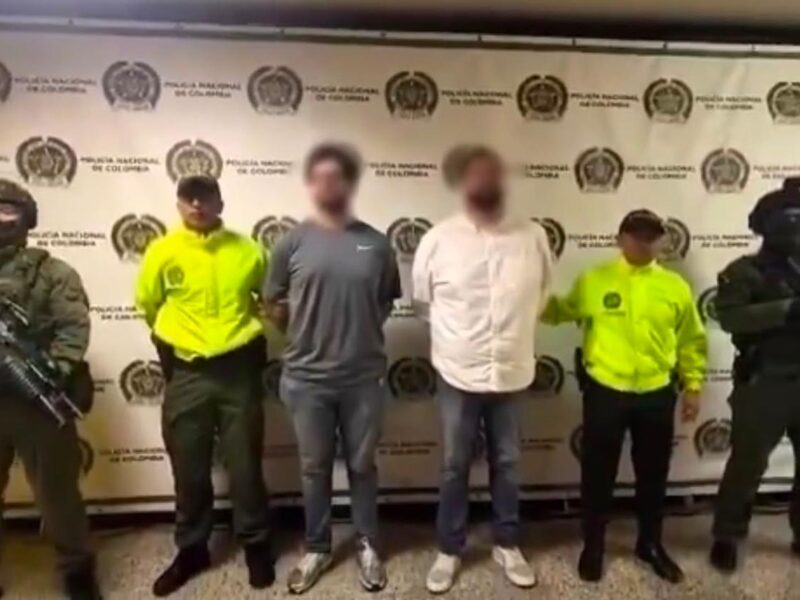 Capturan en Medellín a dos mexicanos que enlazaban al Cártel de Sinaloa con el Clan del Golfo