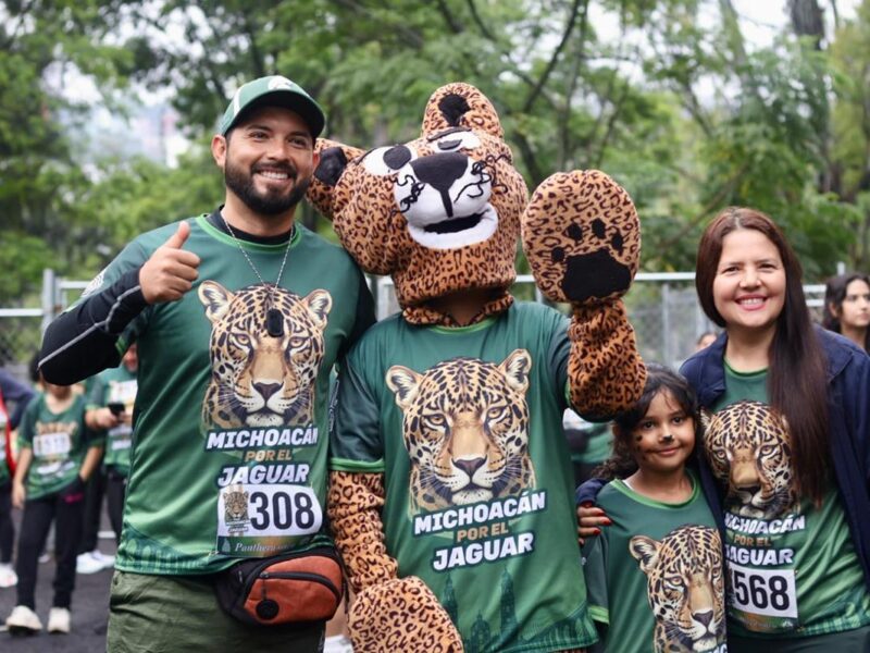 Carrera Michoacán por el Jaguar reúne a cerca de 650 participantes