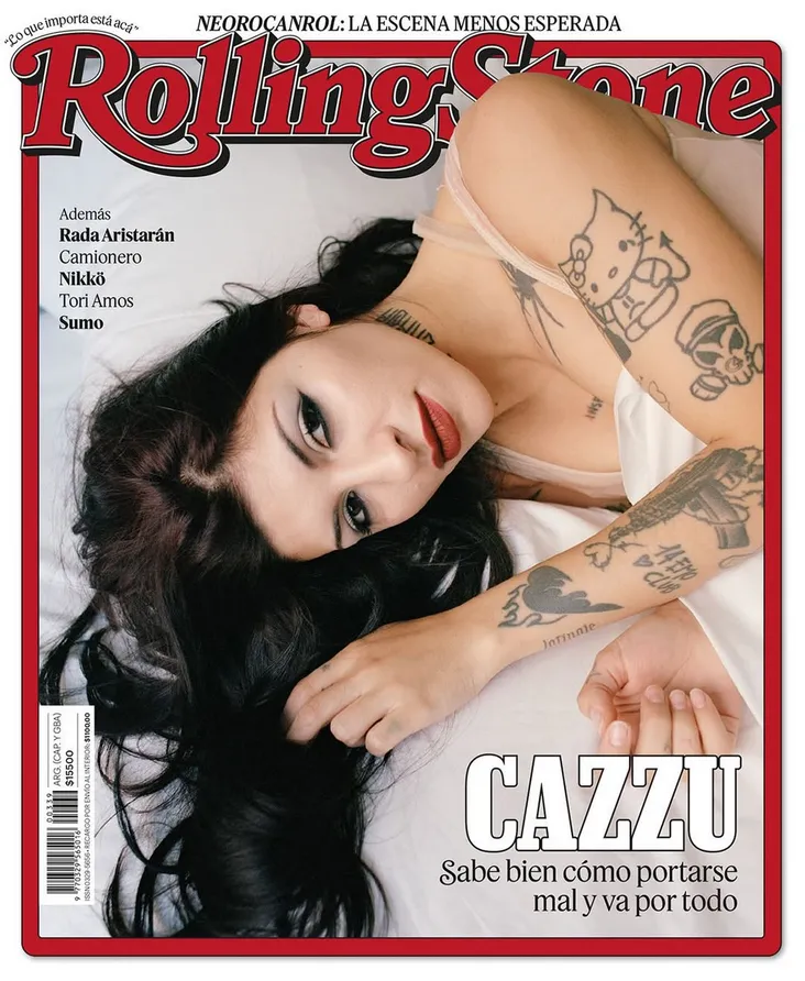 Cazzu se sincera sobre las desigualdades que enfrenta como madre soltera en portada de Rolling Stone-2