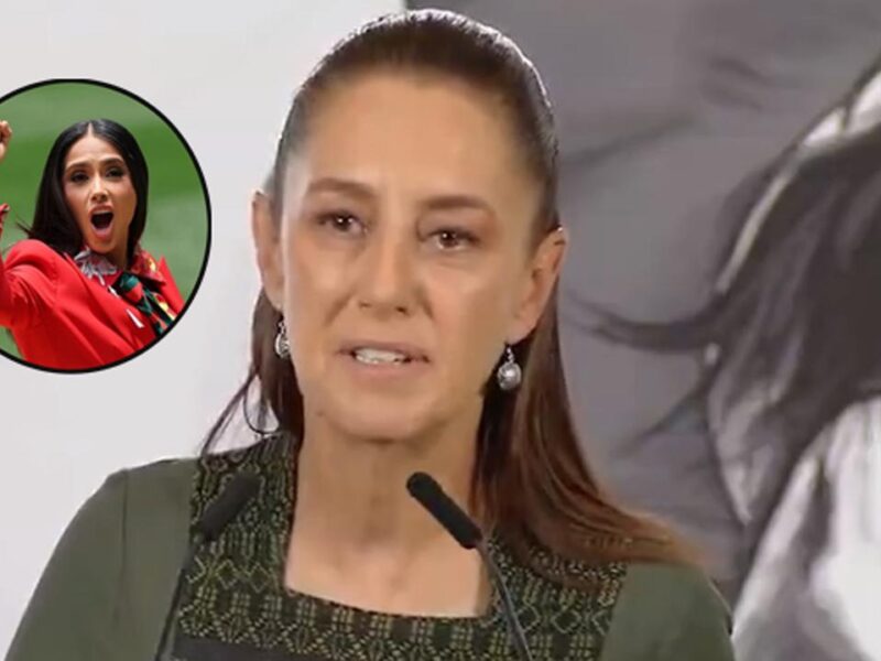 Claudia Sheinbaum niega que Salma Hayek representara a su gobierno en el Mundial: “Fue invitada de la FIFA”
