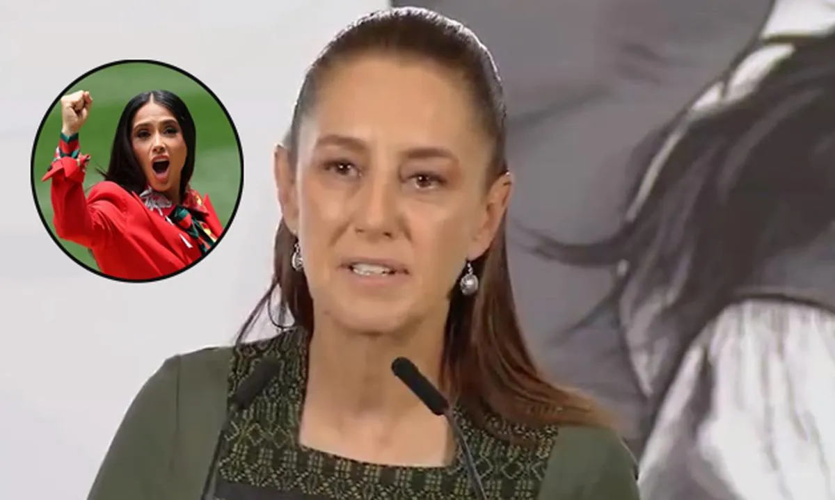 Claudia Sheinbaum niega que Salma Hayek representara a su gobierno en el Mundial: “Fue invitada de la FIFA”