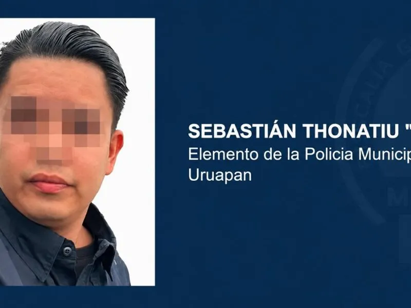 Confirma FGE detención de expolicía municipal de Uruapan cae por extorsión