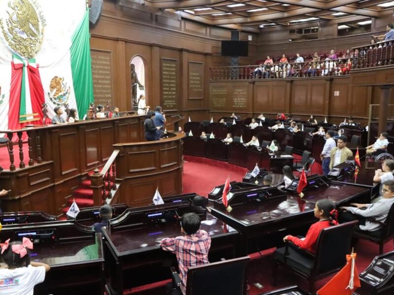 Congreso del Estado recibe a niñas y niños que participarán en el Parlamento Infantil Incluyente 2026