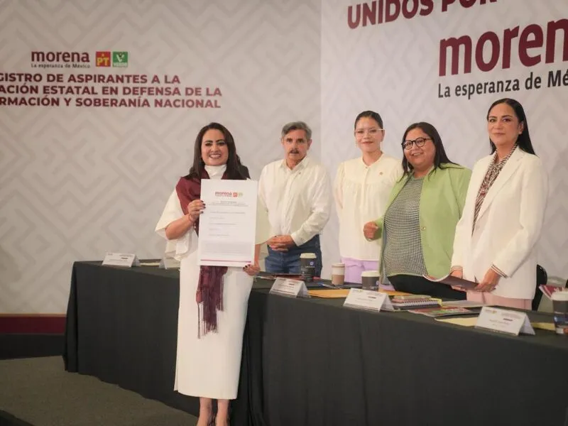 “Defendamos lo que hemos logrado”: Gladyz Butanda se registra para liderar la 4T en Michoacán