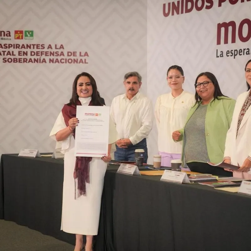 “Defendamos lo que hemos logrado”: Gladyz Butanda se registra para liderar la 4T en Michoacán