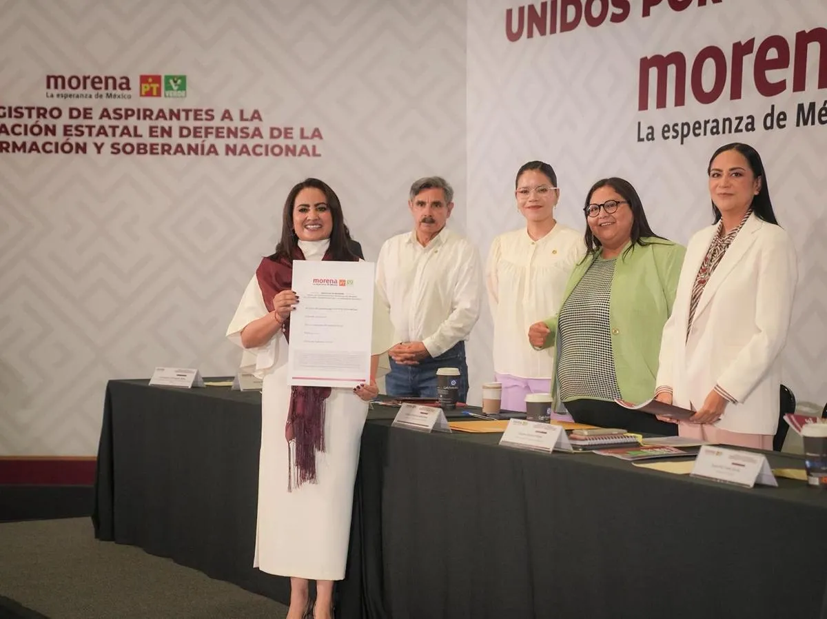 “Defendamos lo que hemos logrado”: Gladyz Butanda se registra para liderar la 4T en Michoacán