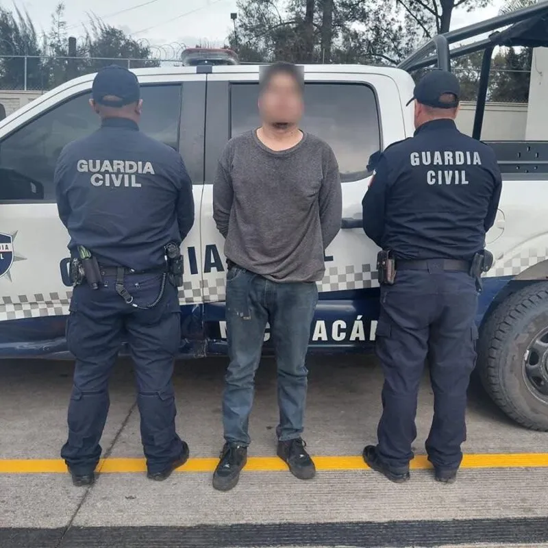 Tras denuncia ciudadana detienen a un hombre en posesión de un arma en Morelia
