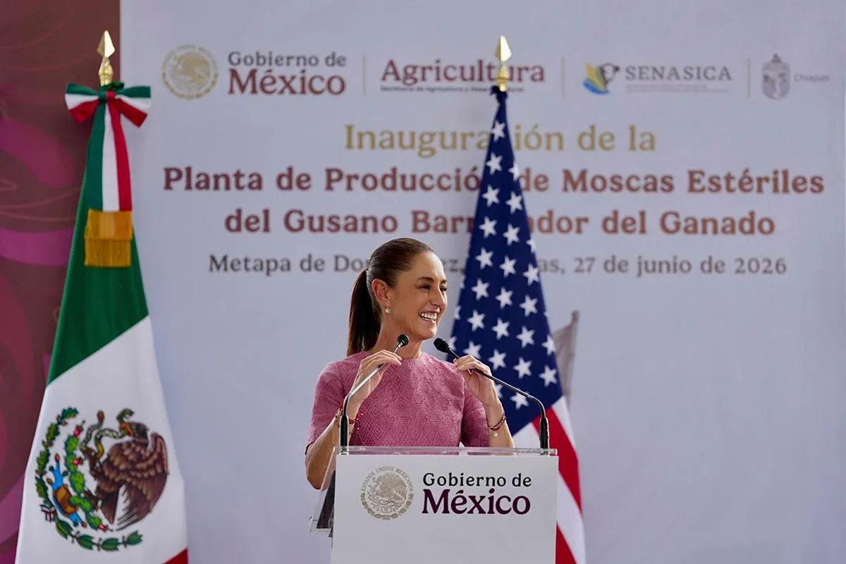 Desde Chiapas Sheinbaum destaca la cooperación internacional entre países