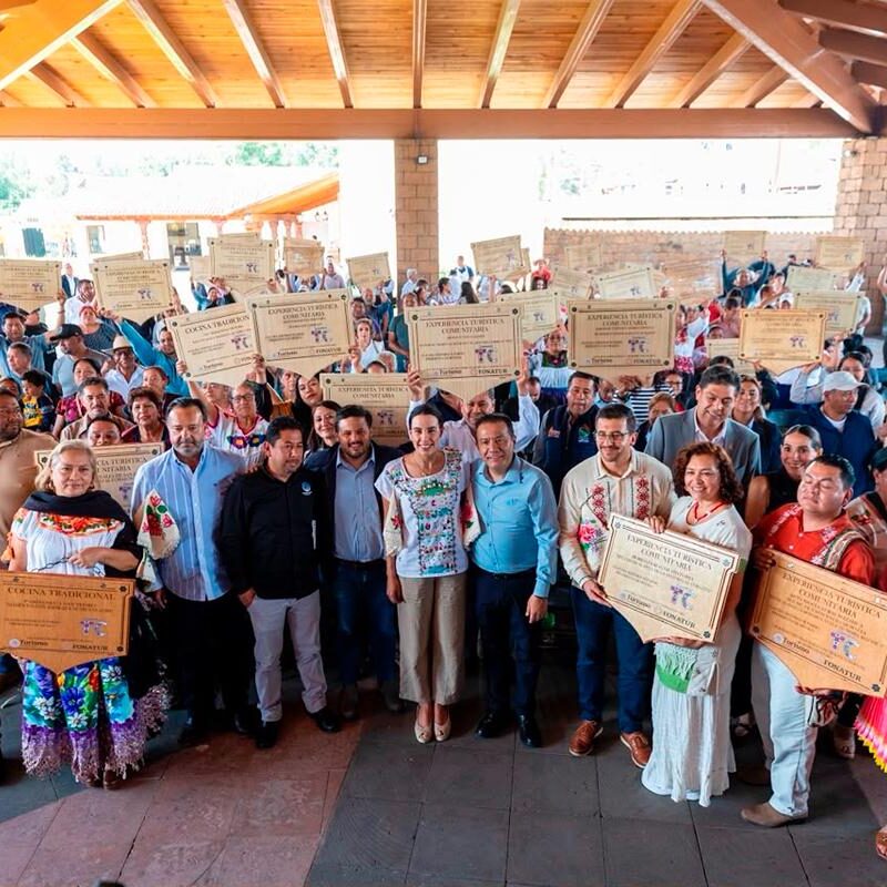 Federación entrega apoyos de hasta 500 mil pesos a cocineras tradicionales y comunidades de 22 municipios