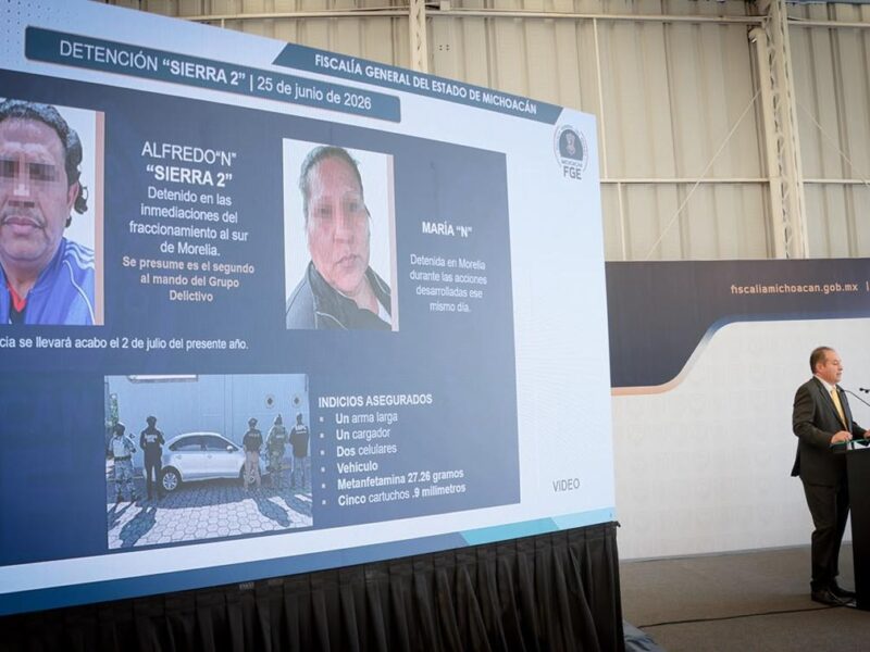 FGE Michoacán y Gabinete de Seguridad asestan nuevos golpes a la delincuencia