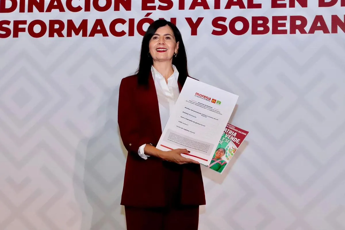 Gaby Molina va por la gubernatura del estado de Michoacán
