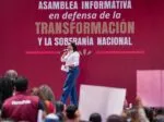 Gladyz Butanda activa asamblea en defensa de la transformación y la soberanía nacional, en Morelia