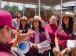 Gladyz Butanda sigue ruta nacional de Morena en defensa de la soberanía