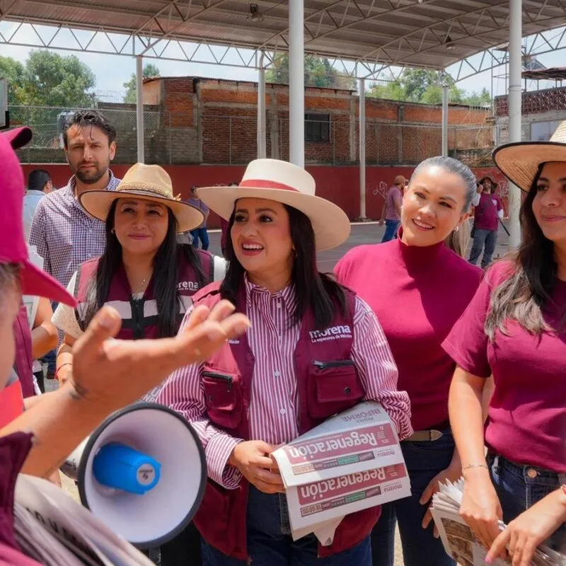Gladyz Butanda sigue ruta nacional de Morena en defensa de la soberanía
