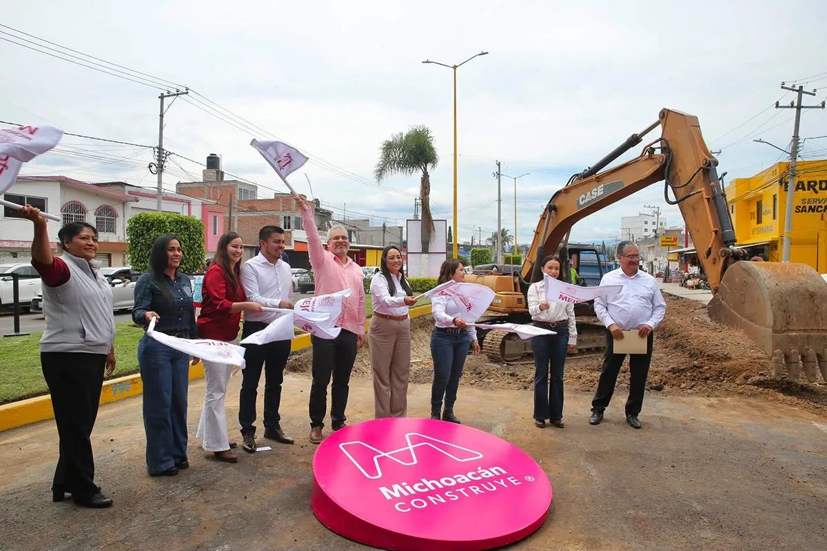 Impulsa Bedolla desarrollo y movilidad en Maravatío con rehabilitación del bulevar Leona Vicario-1
