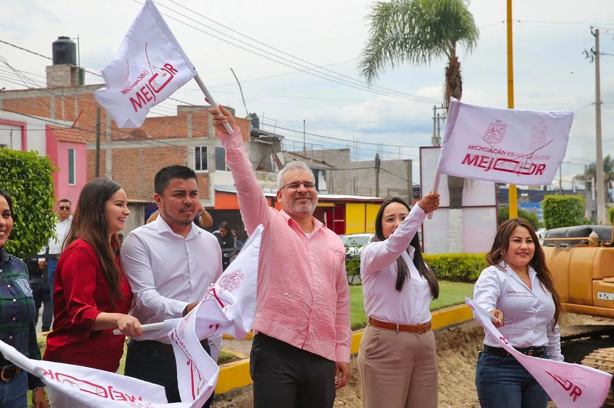 Impulsa Bedolla desarrollo y movilidad en Maravatío con rehabilitación del bulevar Leona Vicario