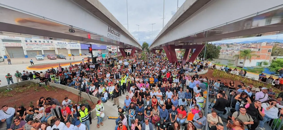Inaugura Bedolla el Paso Eréndira: agilizará el tráfico y beneficiará a 195 mil morelianos-2