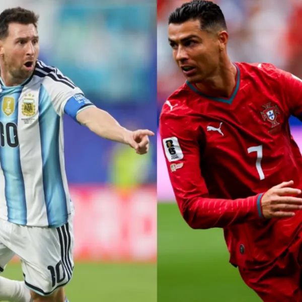 Cristiano Ronaldo interrumpe pregunta sobre Messi en conferencia