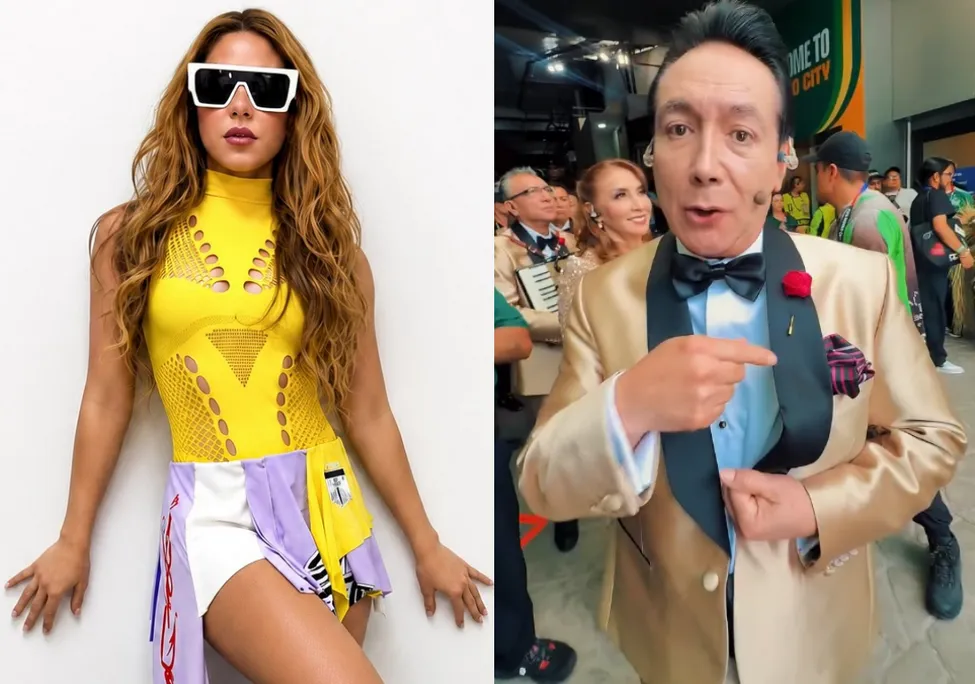 Líder de Los Ángeles Azules reacciona a la polémica señal de Belinda y aclara sobre supuesto doble de Shakira