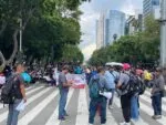 CNTE evalúa reinstalar plantón en Paseo de la Reforma en protesta