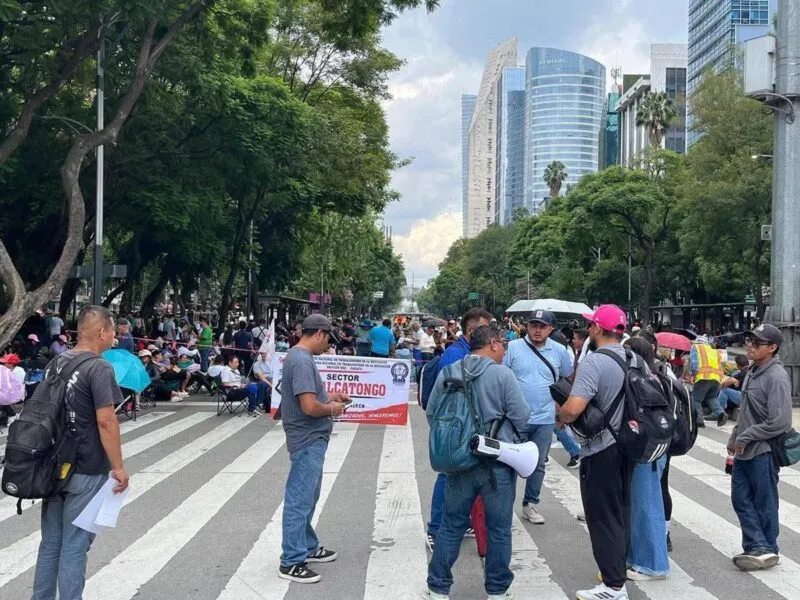 Maestros de la CNTE no descartan regresar a las calles liberadas del plantón y tomar Paseo de la Reforma