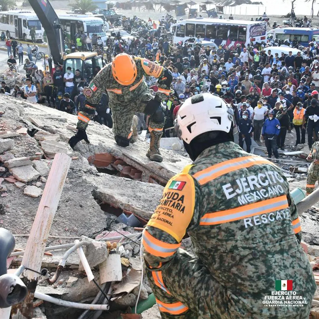 México despliega 261 efectivos y equipos especializados para apoyar a Venezuela tras los terremotos