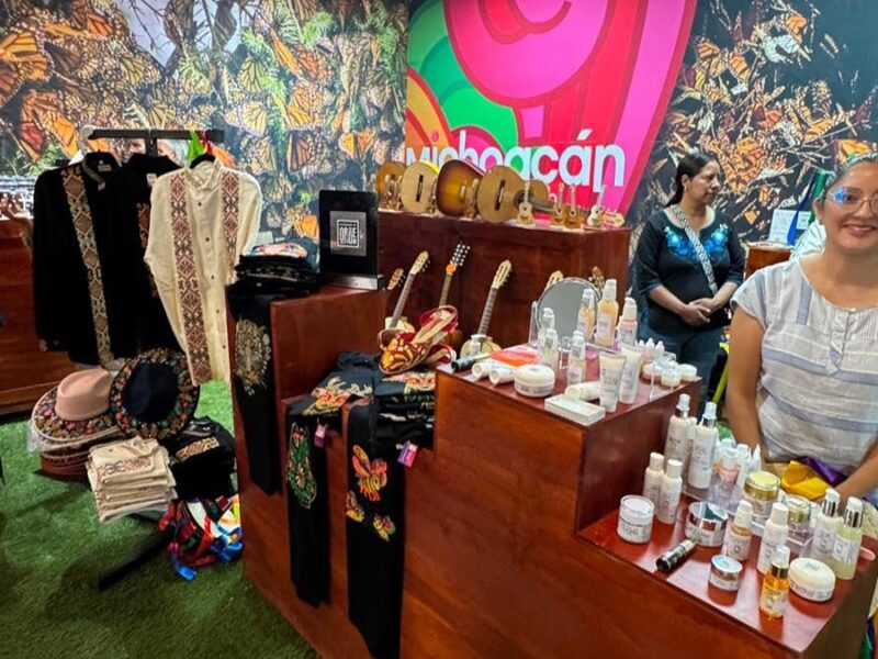 Michoacán lleva su riqueza productiva y artesanal a Punto México