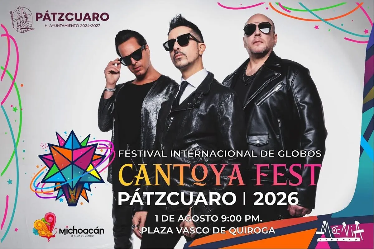 Moenia iluminará la noche de clausura del Cantoya Fest Pátzcuaro 2026