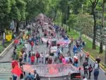 La CNTE reafirma su lucha durante el Mundial 2026