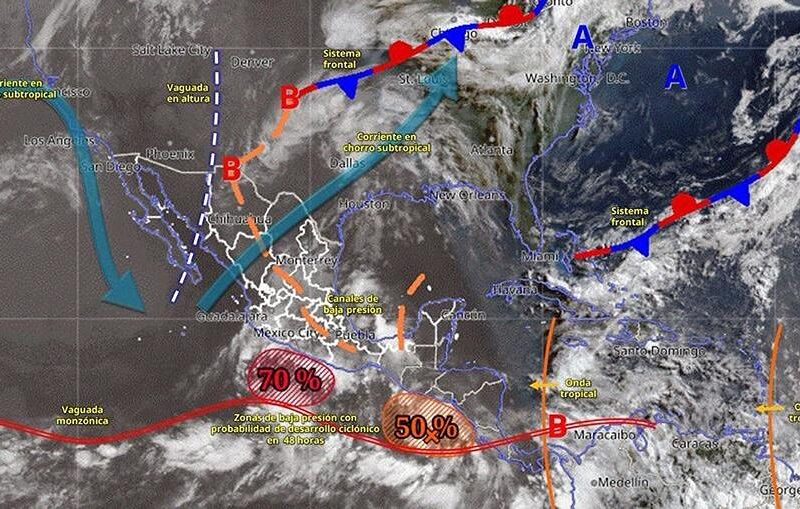 Prevé PC Estatal temporada de lluvias y ciclones 2026 más activa; pide tomar previsiones
