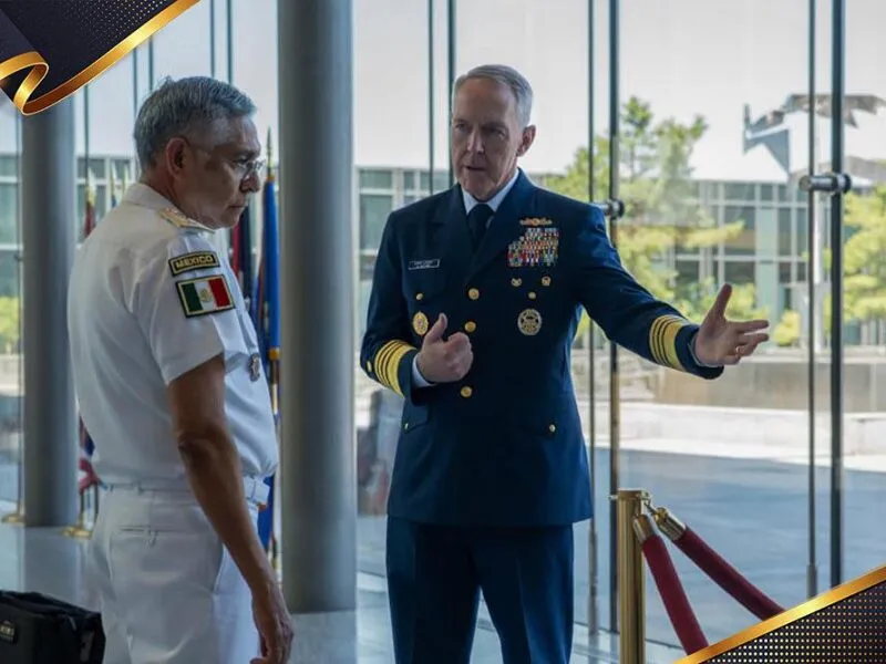 Raymundo Morales se reune en Washington con mandos navales de Estados Unidos para reforzar seguridad marítima