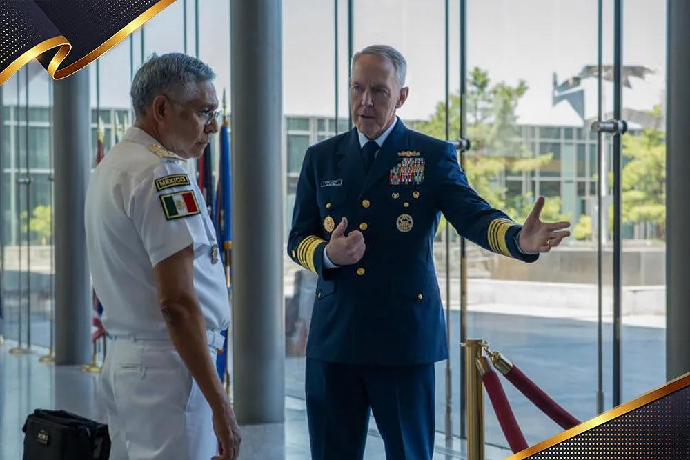 Raymundo Morales se reune en Washington con mandos navales de Estados Unidos para reforzar seguridad marítima