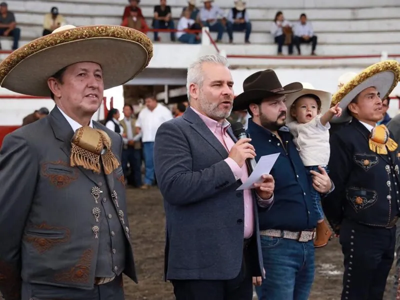 Reconoce Bedolla el valor histórico de la charrería; inaugura Segunda Fase del Campeonato Estatal Charro Michoacán 2026