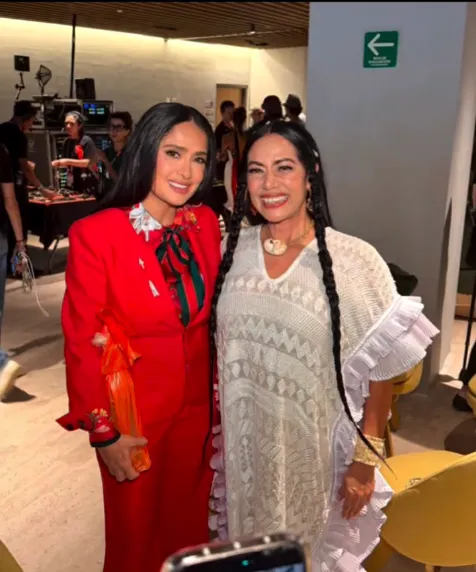 Salma Hayek comparte el detrás de cámaras de la inauguración del Mundial 2026-6