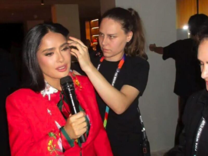 Salma Hayek comparte el detrás de cámaras de la inauguración del Mundial 2026