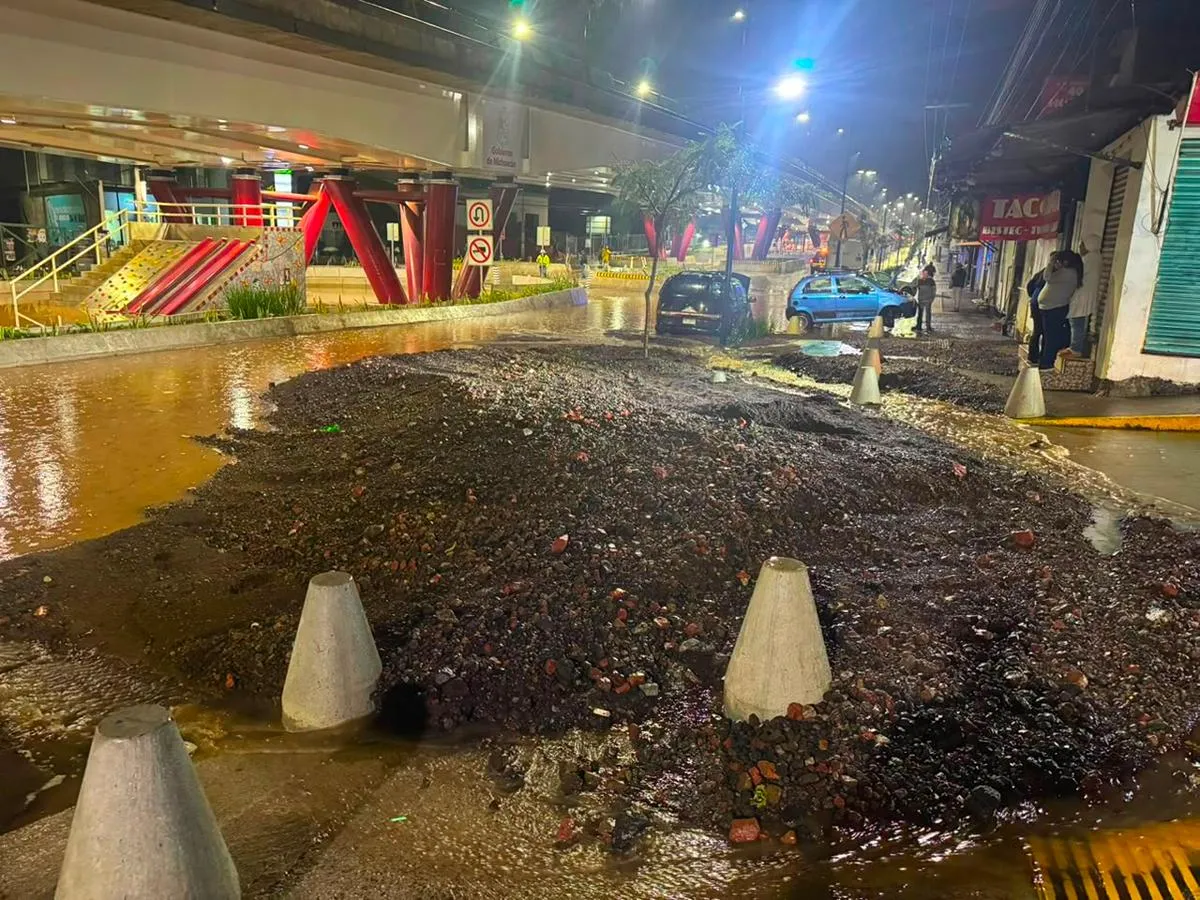SCOP mantiene atención en el Paso Catrinas tras lluvias atípicas en Morelia