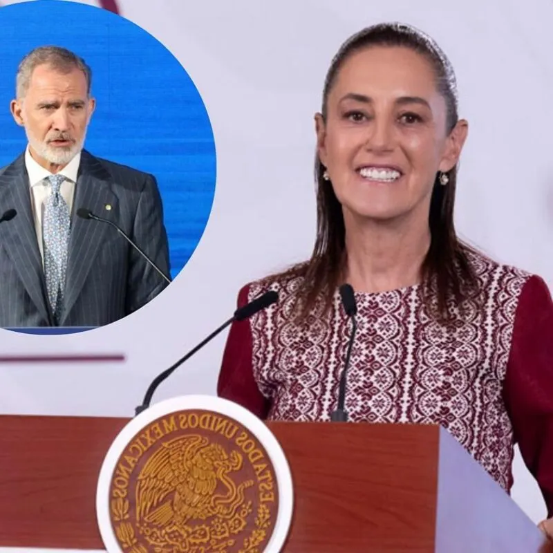 Sheinbaum anuncia reunión cordial con Felipe VI