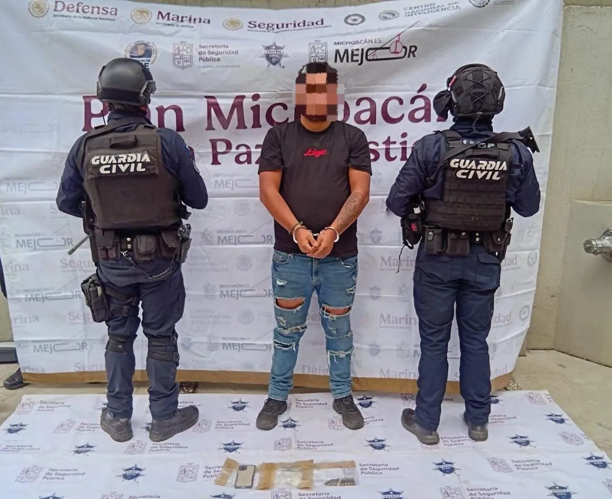 SSP detiene a objetivo delincuencial en Los Reyes