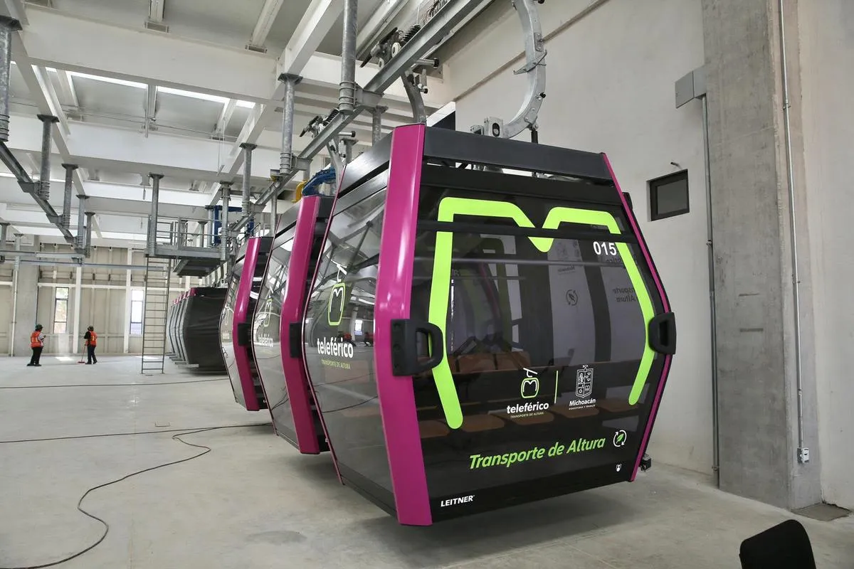 teleférico de Morelia Ya registra un 69% de construcción: Bedolla